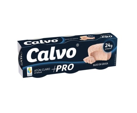 تونا Calvo بدون اضافات 3 علب عالية البروتين وقليلة الدهون